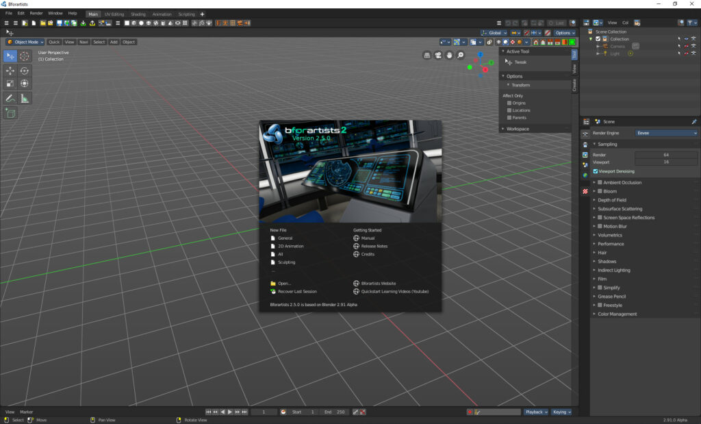 Bforartists 2 Version 2.5.0 released